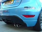 Catback výfuk Ford Fiesta Mk7 1,6 Ti-VCT a Zetec S Milltek Sport - bez rezonátoru / leštěné koncovky