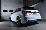 Klapkový 80mm Catback výfuk AUDI RS3 8V Sportback 2,5 TFSI Milltek Sport - bez rezonátoru / leštěné koncovky