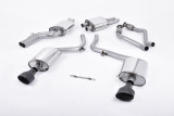 Catback exhaust AUDI S4 a S5 Sportback B8 3.0 TFSI V6 Milltek Sport - Black oval tips