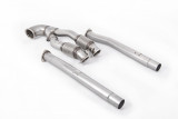 100mm V2 Downpipe AUDI RS3 8V TTRS 8S 2,5 TFSI DAZA Milltek Sport