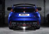 Catback exhaust Honda Civic Type R 2.0 i-VTEC Turbo FK2 Milltek Sport - Resonated / Polished tips