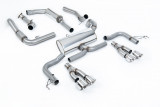 Catback exhaust Honda Civic Type R 2.0 i-VTEC Turbo FK2 Milltek Sport - Resonated / Polished tips