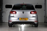 Catback výfuk VW Golf 6 GTI 2,0 TSI 210PS Milltek Sport - Bez rezonátoru / Koncovky 100mm GT Černé