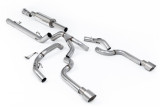 Catback výfuk Ford F-150 SuperCrew 5.0 V8 2021+ Milltek Sport - s rezonátorem - Broušené titanové koncovky