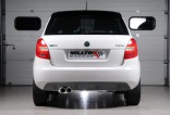 Catback Exhaust Skoda Fabia 2 RS 1.4 TSI Milltek Sport - non resonated / polished tips