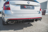 Maxton Design Spoiler zadního nárazníku Škoda Octavia III RS 2.0 TDI Liftback/Combi V.2 - texturovaný plast