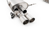 Catback exhaust BMW M3 E90 sedan - Milltek Sport - V2 Valved system / Polished trims