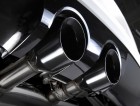 Klapkový catback výfuk VW Golf 6 R 2.0 TSI Milltek Sport - s rezonátorem s černými koncovkami
