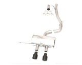 Catback Exhaust RACE VW Golf 6 GTI 2,0 TSI 210PS Milltek Sport - non resonated / black tips Golf R-style