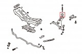 Silentbloky Hardrace pro přední spodní ramena (zadní) BRZ/GT86 - unibal