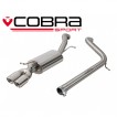 Cobra Sport Cat Back výfuk pro AUDI A1 1,4 TFSI - bez rezonátoru, koncovka YTP7