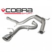 Cobra Sport Cat Back exhaust AUDI A3 (8P) 2.0 TDI 3 door - TP34 tips