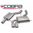 Cobra Sport Cat Back exhaust AUDI A3 (8P) 3.2 V6 Quattro Sportback - resonated / YTP19L tips