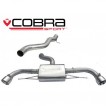 Cobra Sport Cat Back výfuk AUDI TT (8J) 3.2 V6 Coupé Quattro - bez rezonátoru, koncovka TP38