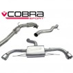 Cobra Sport Turbo Back výfuk AUDI TT (8J) 2.0 TFSI Quattro - se sportovním katalyzátorem, bez rezonátoru, koncovky TP34