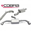 Cobra Sport Turbo Back výfuk AUDI TT (8J) 2.0 TFSI Quattro - bez sportovního katalyzátoru, s rezonátorem, koncovky TP34