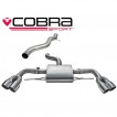 Cobra Sport Cat Back výfuk AUDI TTS (8J) Quattro Coupé - bez rezonátoru, koncovky YTP7
