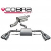 Cobra Sport Cat Back výfuk AUDI TTS (8J) Quattro Coupé - s rezonátorem, koncovky YTP9