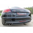 Cobra Sport Turbo Back výfuk AUDI TTS (8J) Quattro Coupé - bez sportovního katalyzátoru, s rezonátorem, koncovky YTP20
