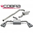 Cobra Sport Turbo Back výfuk AUDI TTS (8J) Quattro Coupé - bez sportovního katalyzátoru, s rezonátorem, koncovky YTP20