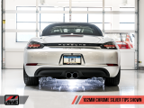 AWE Tuning Switchpath Edition Catback výfuk pro Porsche Boxster / Cayman (982) - chromované koncovky 102mm