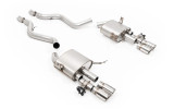 Catback exhaust BMW M3 E90 sedan - Milltek Sport - V2 Valved system / Polished trims