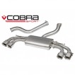 Cobra Sport Cat Back výfuk pro AUDI TTS (8S) Quattro - Non-Valved, bez rezonátoru, koncovky TP82