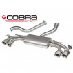 Cobra Sport Cat Back exhaust AUDI TTS (8S) Quattro - Valved / non-resonated / TP81 tips