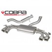Cobra Sport Cat Back výfuk pro AUDI TTS (8S) Quattro - Valved, s rezonátorem, koncovky TP81