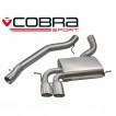 Cobra Sport Cat Back exhaust AUDI S3 (8P) Quattro 3 door - non-resonated / YTP19L tips