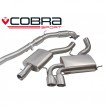 Cobra Sport Turbo Back exhaust AUDI S3 (8P) Quattro 3 door - sports cat / resonated / YTP19L tips