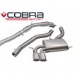 Cobra Sport Turbo Back exhaust AUDI S3 (8P) Quattro 3 door - sports cat / non-resonated / YTP10L tips