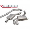 Cobra Sport Turbo Back exhaust AUDI S3 (8P) Quattro 3 door - de-cat / resonated / YTP10L tips