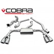 Cobra Sport Turbo Back výfuk AUDI S3 (8V) Quattro 3dv. - se sportovním katalyzátorem, bez rezonátoru, koncovka YTP20