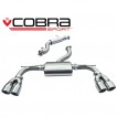 Cobra Sport Cat Back výfuk pro AUDI S3 (8V) Quattro Sportback - s rezonátorem, koncovka YTP20