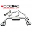 Cobra Sport Turbo Back výfuk AUDI S3 (8V) Quattro Sportback - se sportovním katalyzátorem, s rezonátorem, koncovka YTP7