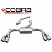 Cobra Sport Cat Back výfuk pro AUDI S3 (8V) Quattro Saloon - bez rezonátoru, koncovka YTP7