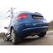 Cobra Sport Cat Back výfuk pro AUDI A3 (8P) 3.2 V6 Quattro 3dv. - bez rezonátoru, koncovka YTP10L