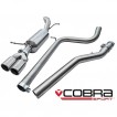 Cobra Sport Cat Back exhaust ŠKODA Fabia (5J) VRS - non-resonated / YTP4 tips