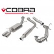Cobra Sport Turbo Back výfuk VW Polo GTI 1.8 TSI - se sportovním katalyzátorem, s rezonátorem, koncovka YTP4