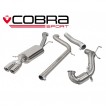 Cobra Sport Turbo Back výfuk VW Polo GTI 1.8 TSI - se sportovním katalyzátorem, bez rezonátoru, koncovka YTP4