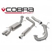 Cobra Sport Turbo Back výfuk VW Polo GTI 1.8 TSI - bez sportovního katalyzátoru, s rezonátorem, koncovka YTP18