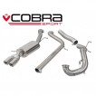 Cobra Sport Turbo Back exhaust VW Polo GTI 1.8 TSI - de-cat / non-resonated / YTP7 tips
