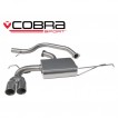 Cobra Sport Cat Back exhaust VW Scirocco GT 2.0 TDI - YTP18 tips