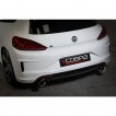 Cobra Sport Turbo Back exhaust VW Scirocco R - sports cat / non-resonated / TP38-BLK tips