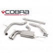 Cobra Sport Turbo Back výfuk VW Golf (1K) GTI - se sportovním katalyzátorem, bez rezonátoru, koncovka TP8