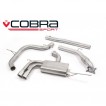 Cobra Sport Turbo Back výfuk VW Golf (1K) GTI - bez sportovního katalyzátoru, bez rezonátoru, koncovka YTP10L