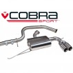 Cobra Sport Cat Back exhaust VW Golf (5K) GT 2.0 TDI - TP41 tips