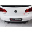 Cobra Sport Cat Back exhaust VW Golf (5K) GTD 2.0 TDI - TP38-BLK tips