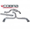 Cobra Sport Cat Back Venom Range výfuk pro VW Golf (5K) GTD 2.0 TDI - koncovka TP34